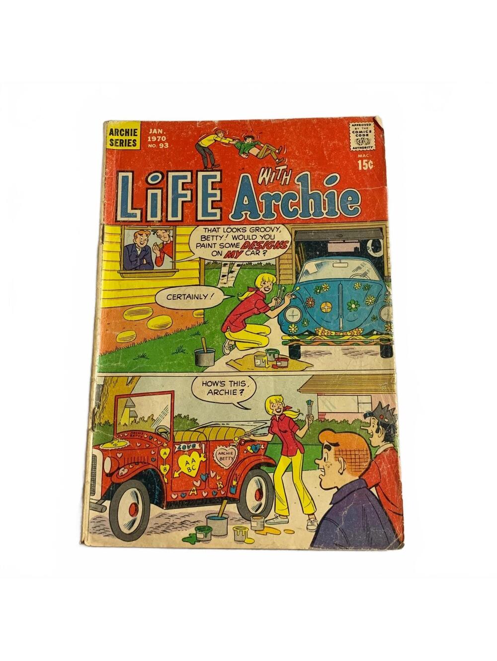 Life With Archie #93 1970 Archie Andrews Betty Cooper Dan DeCarlo Comic